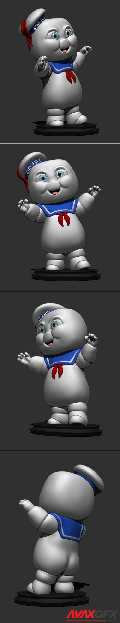 Little Big Head - Stay Puft Marshmallow Man – 3D Print