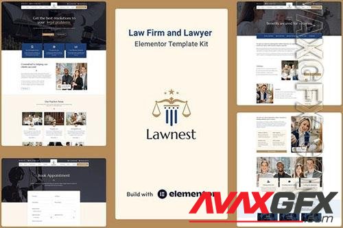 ThemeForest - Lawnest - Law Firm & Lawyer Elementor Pro Template Kit/40519570