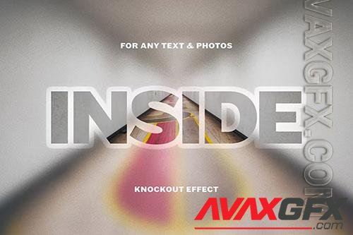 Knockout Blur Text Effect