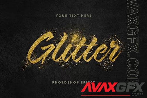 Golden Glitter Text Effect