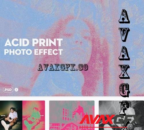 Acid Print Photo Effect - RR7ZM52