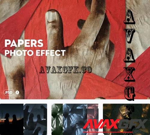 Papers Photo Effect - YN6YFU2