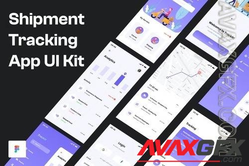 Shipment Tracking App UI Kit ZZSS8JP