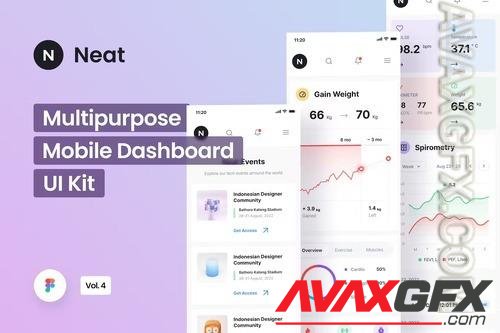 Neat - Mobile Dashboard - Vol 4 BLL93QJ