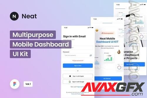 Neat - Mobile Dashboard - Vol 1 E7FFZNX