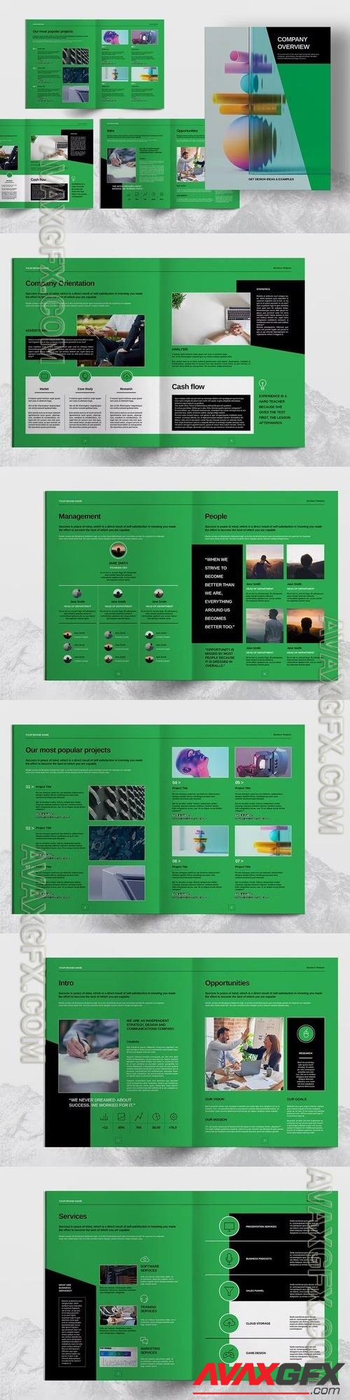 Company Profile Brochure Template RW9RQQR