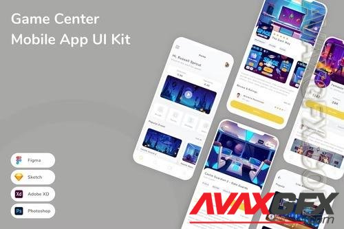 Game Center Mobile App UI Kit CMLSXWL
