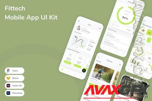 Fittech Mobile App UI Kit TDMNPZN