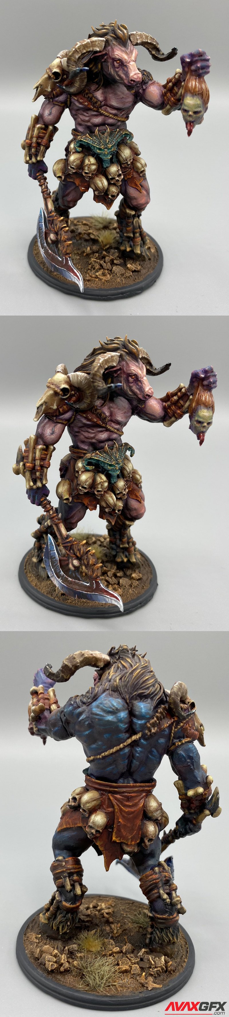 Headhunter Minotaur - 3D Print Model