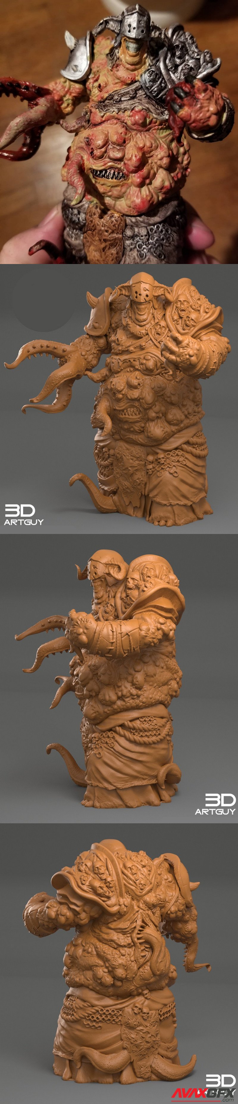 Diseased Horror - 3D Print Model