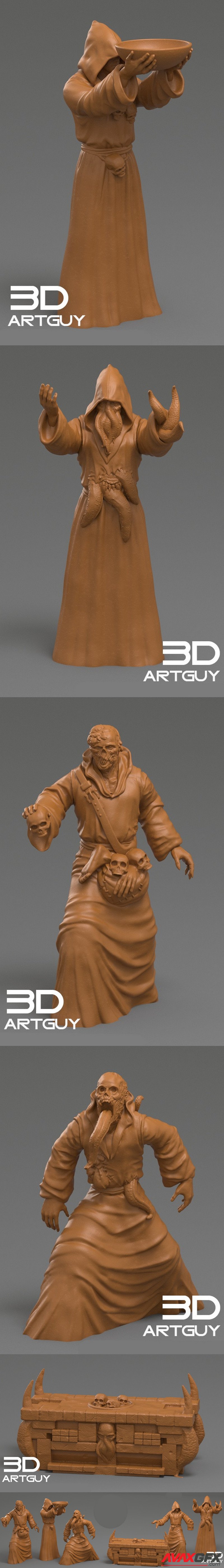 Cultist Horror Pack - 3D Print Model