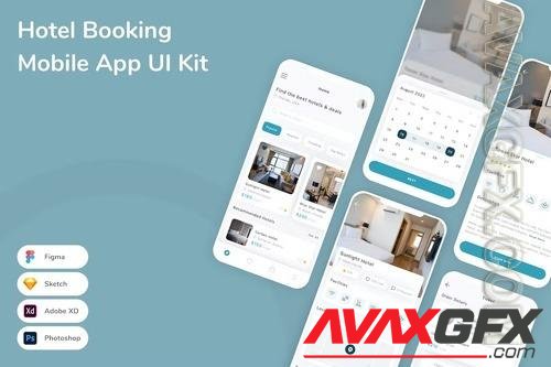 Hotel Booking Mobile App UI Kit BN8S4LK