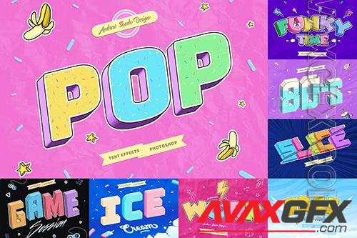 Pop Art Text Effects PSD