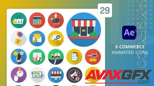 E-Commerce Animated Icons | After Effects 39924500