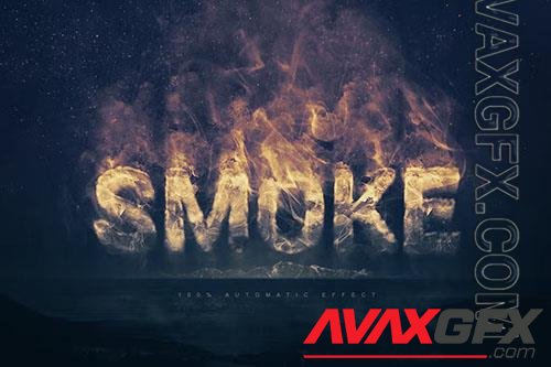 Smoke Logo Text Effect