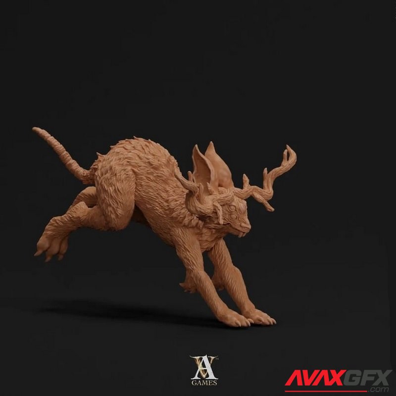 Jackalope 4 - 3D Print Model