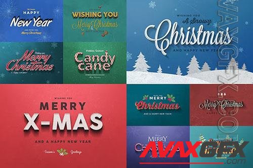 Christmas Text Effects Vol.1 PSD