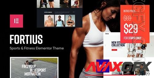 ThemeForest - Fortius v1.0 - Sports & Fitness Elementor WordPress Theme/40636733