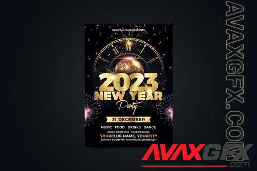 New Year Party Flyer 6GN93F7