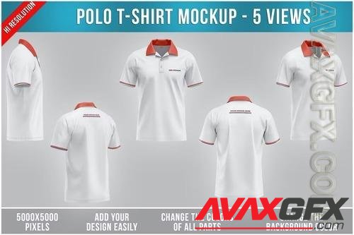 Polo T-Shirt Mockups 