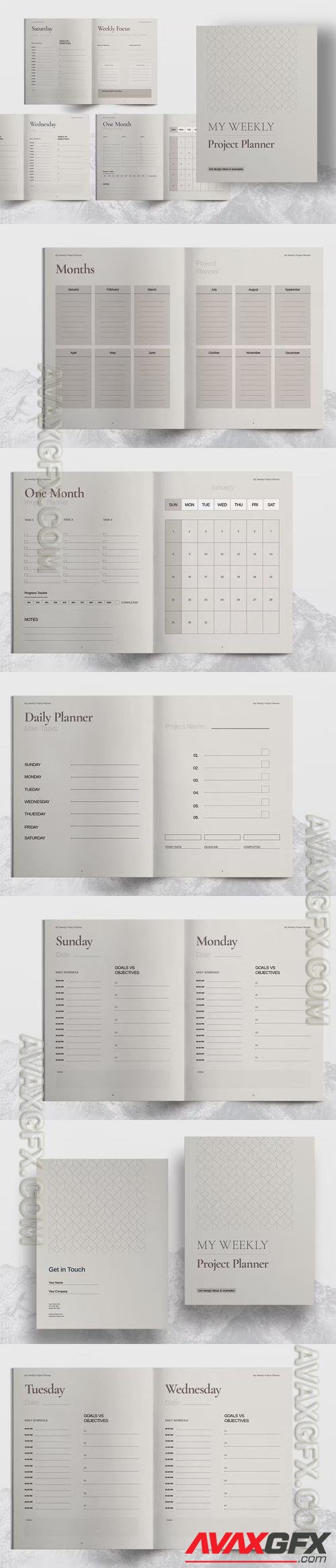 Printable Weekly Planner Template 