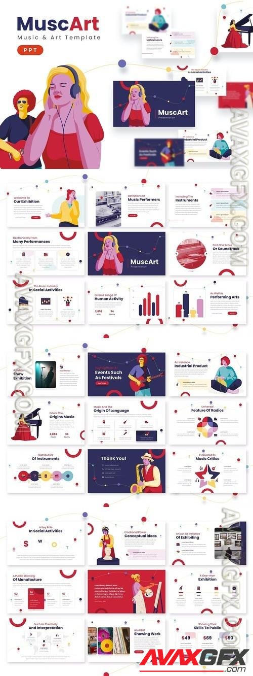 MuscArt - Powerpoint Template