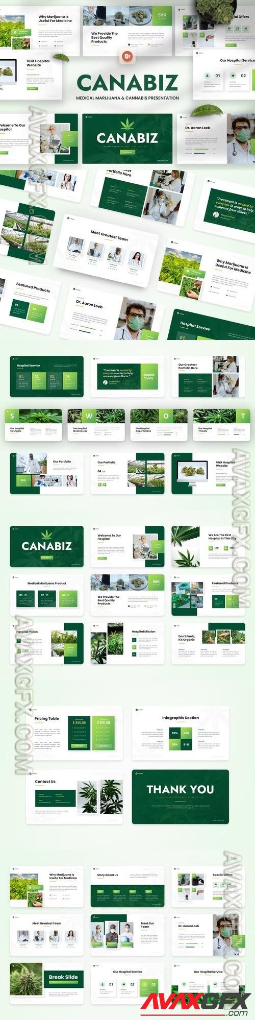 Canabiz - Medical Marijuana & Cannabis Powerpoint