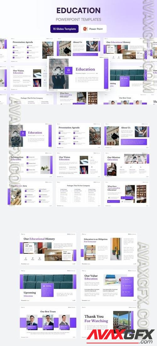 Education Presentation Template Powerpoint