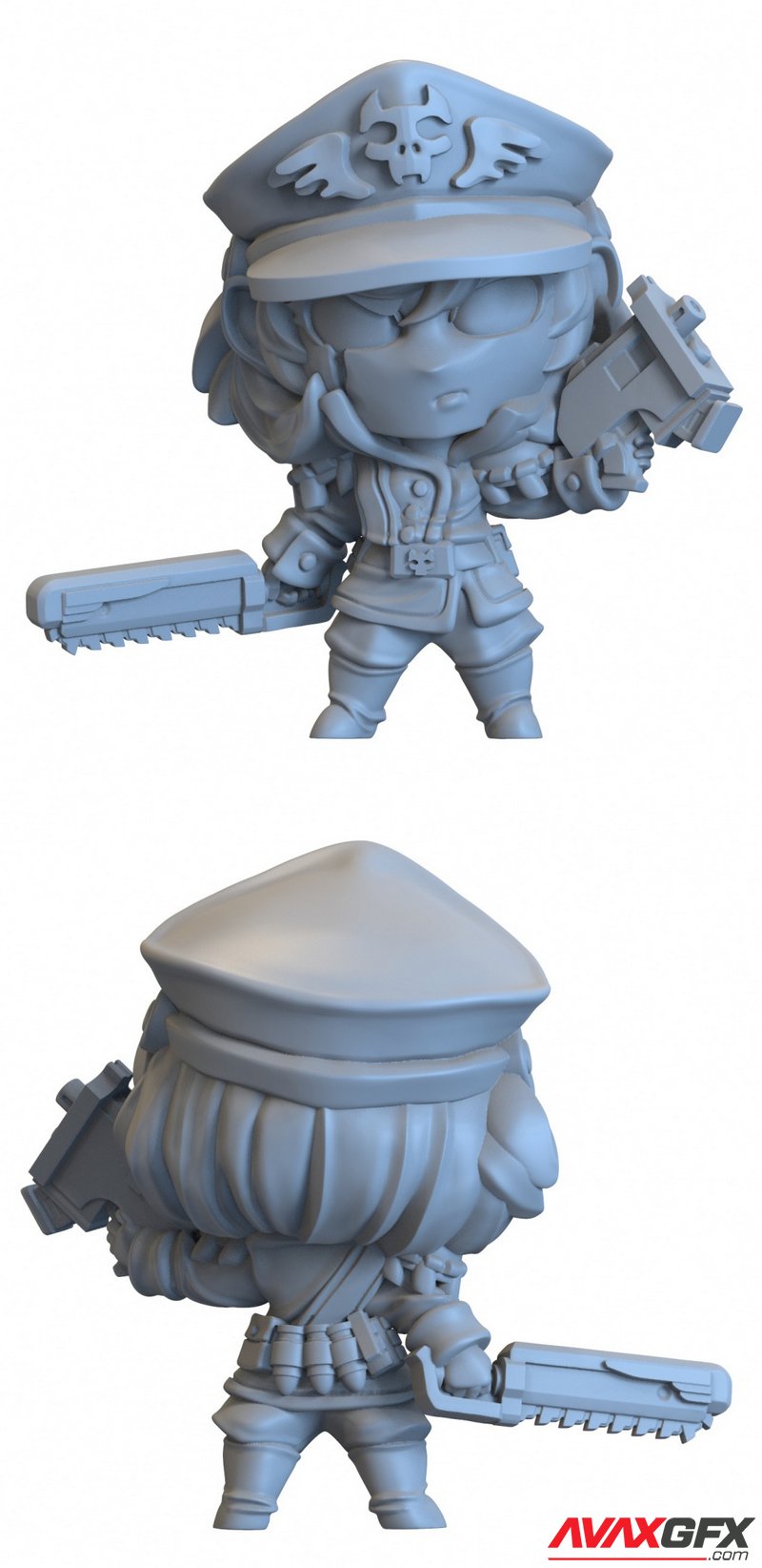 Capsule Chibi - Sarah Commisara - 3D Print Model