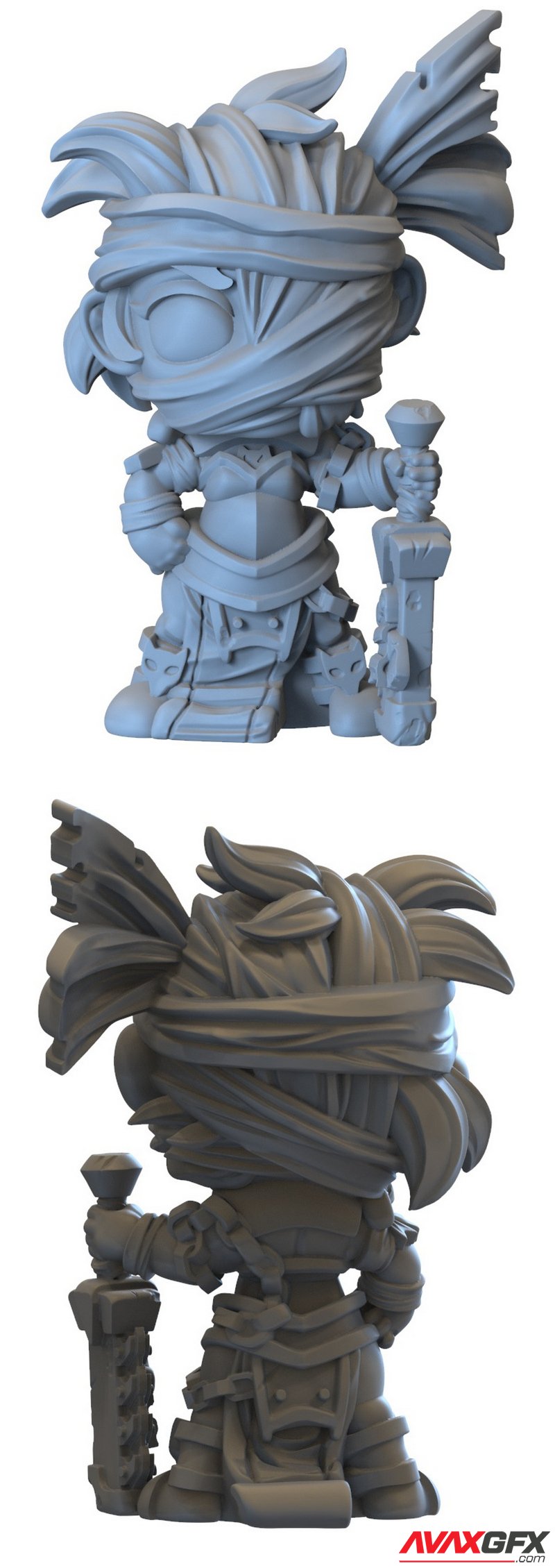 Capsule Chibi - Repentant Rosie - 3D Print Model