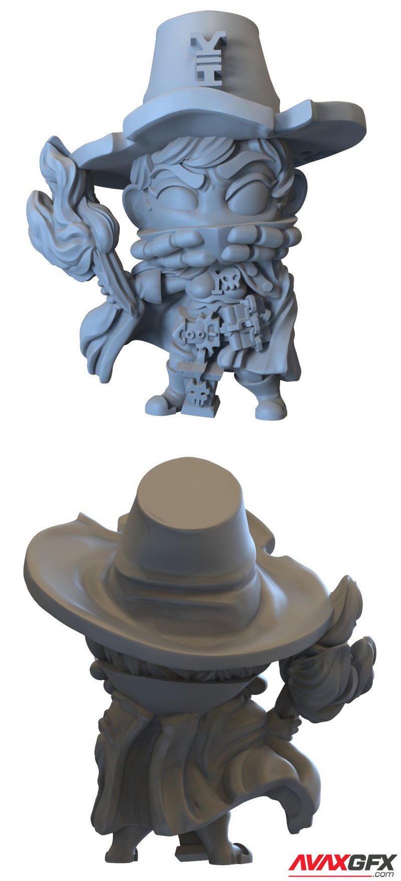 Capsule Chibi - Burninatenate - 3D Print Model