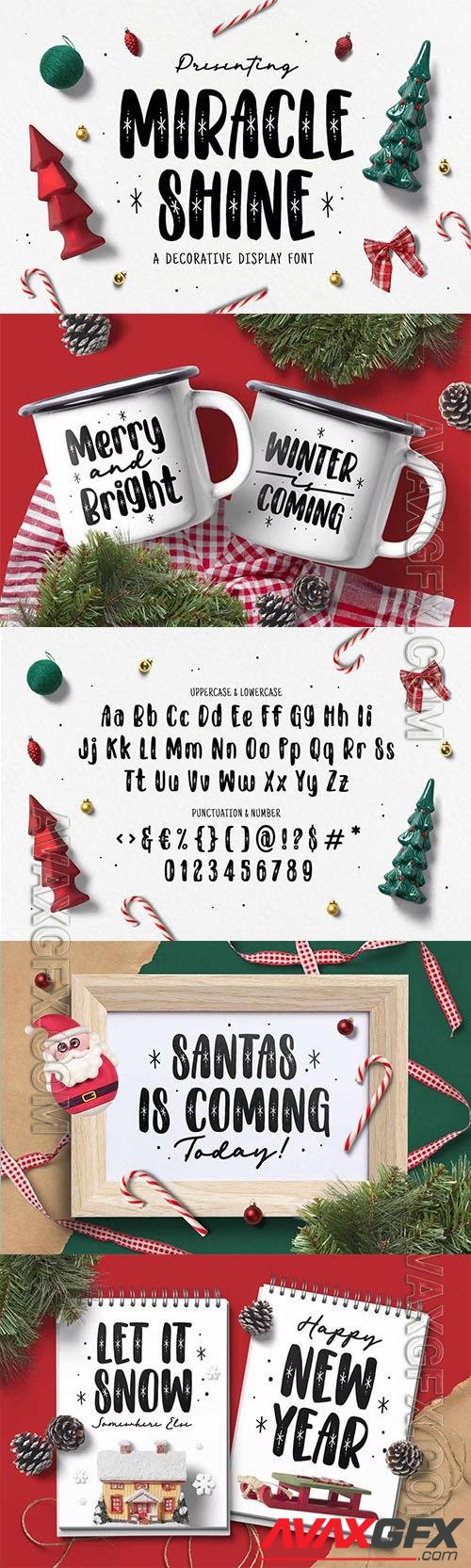 Miracle Shine - Christmas Font OTF