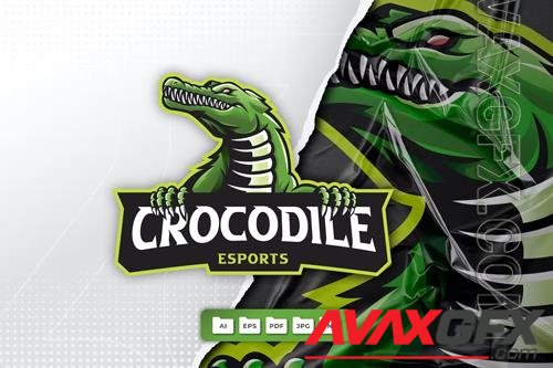 Crocodile Mascot Logo Design