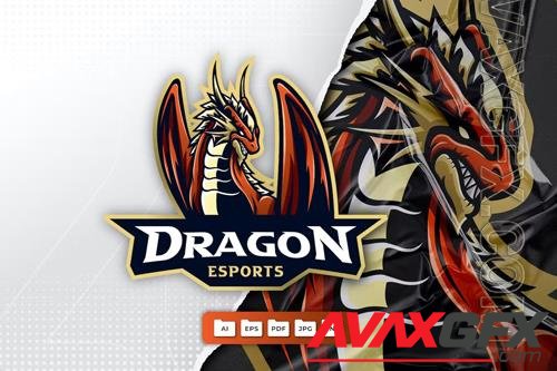 Dragon Mascot Logo Design