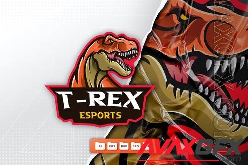 T-Rex Mascot Logo Design