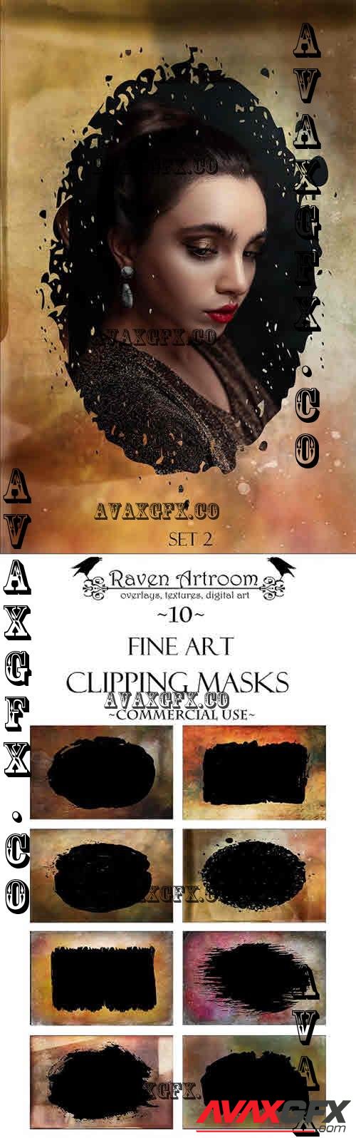 Fine Art Clipping Masks, Clipart, Digital Frames, Overlays - 2264290