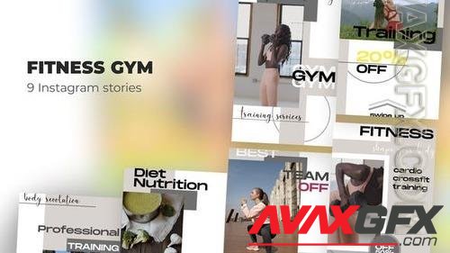 Fitness gym - Instagram stories 39985714