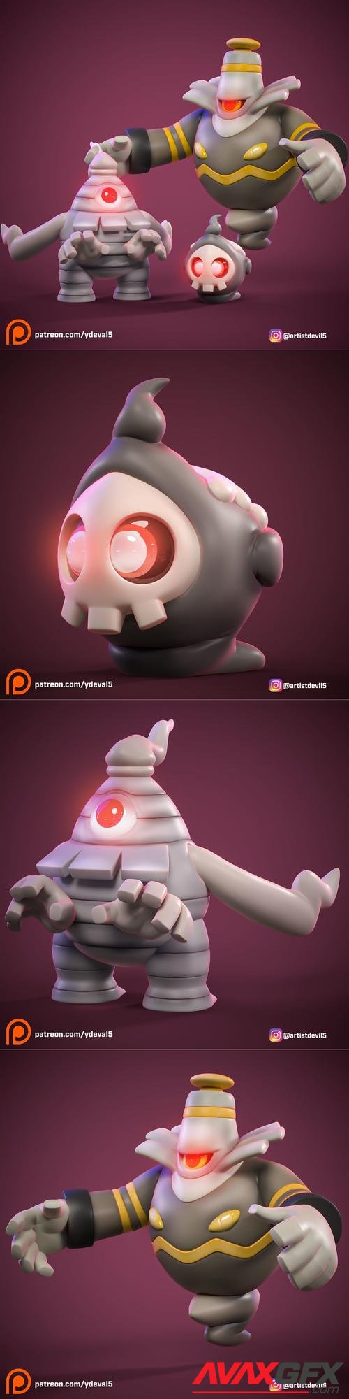 Duskull Evolutions – 3D Print