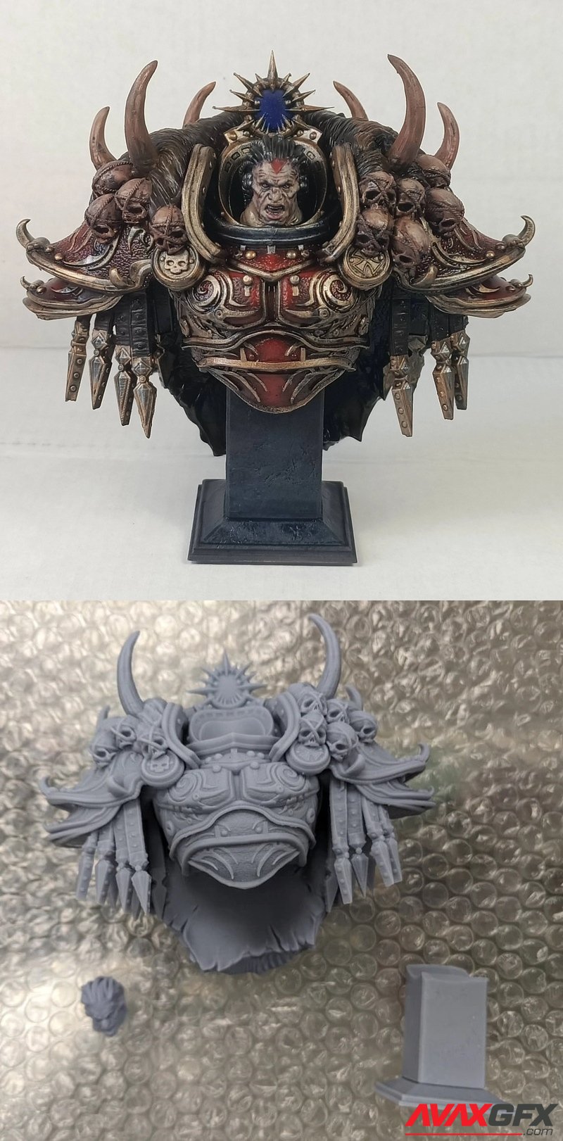 Angron Bust - 3D Print Model