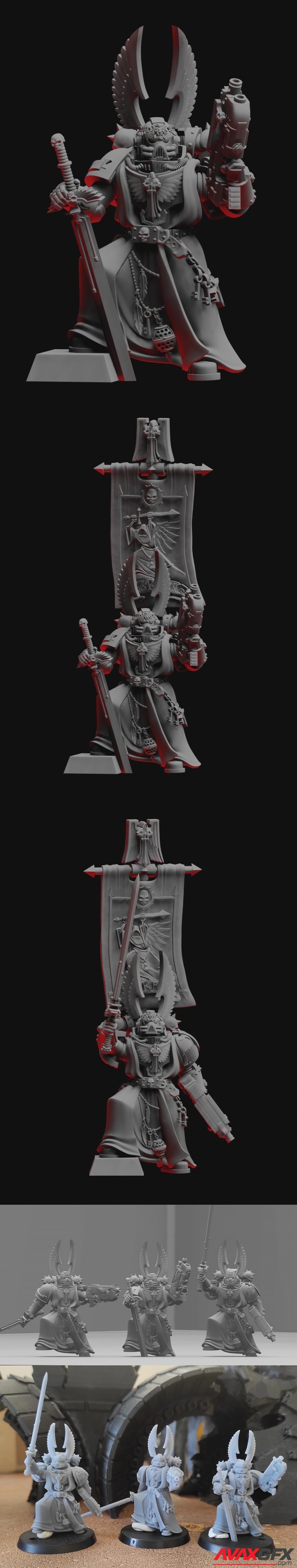 Gloomy Angels Grand Master - 3D Print Model