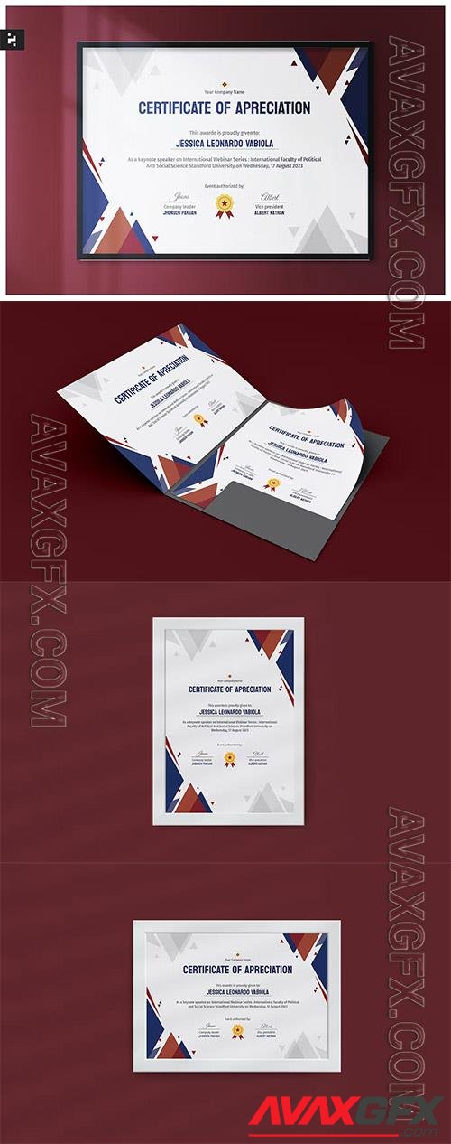 Business Certificate PSD