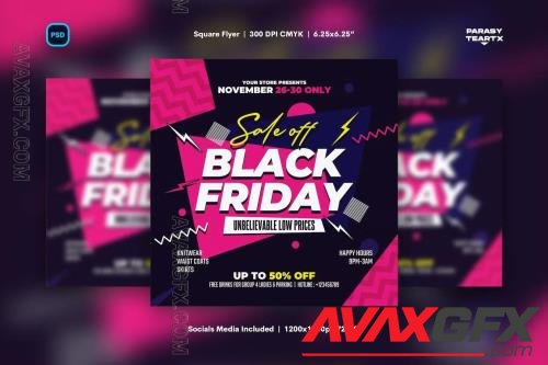 Black Friday Sale Flyer PSD