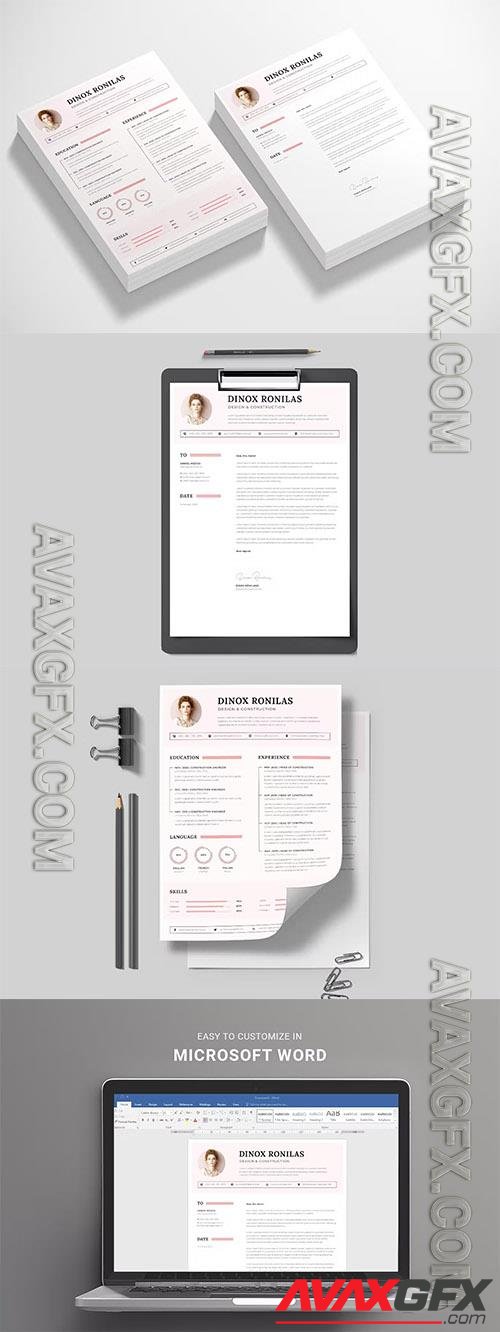 CV Word Template EPS