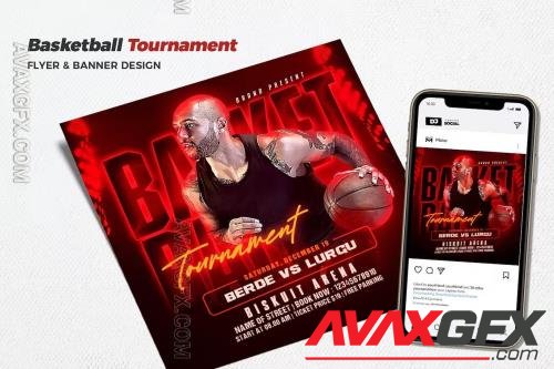 Basketball Tournament PSD