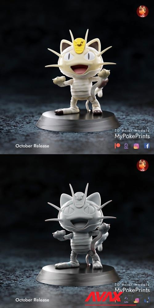 Halloween Meowth – 3D Print