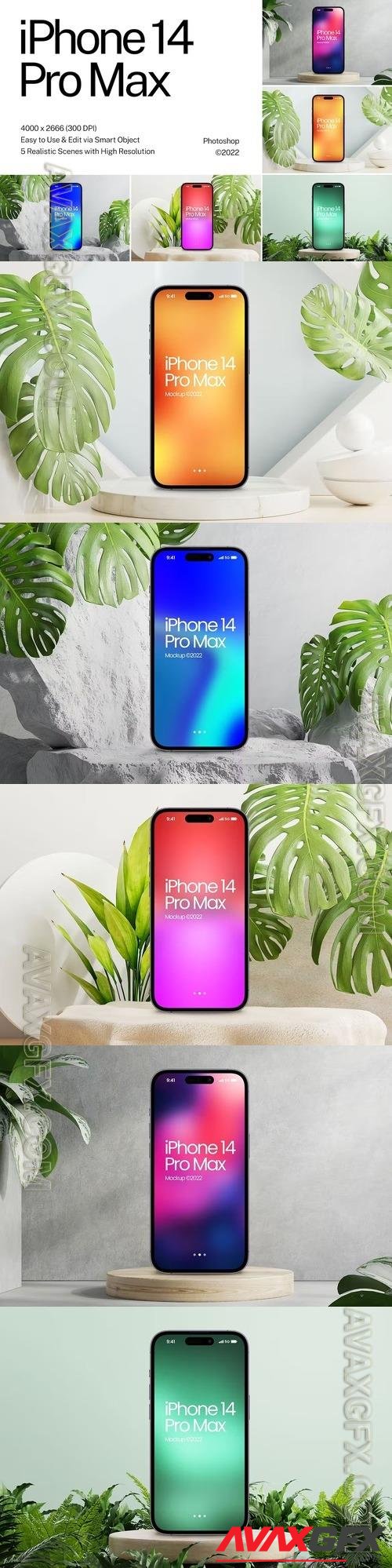 iPhone 14 Pro Mockup PSD