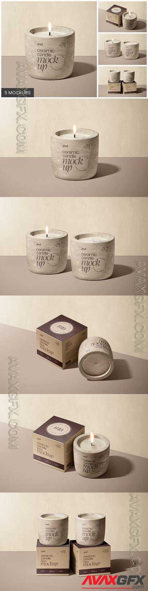 Candle Mockup PSD