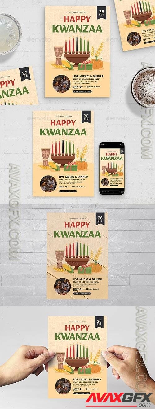 Graphicriver - Kwanzaa Flyer Template 40578143