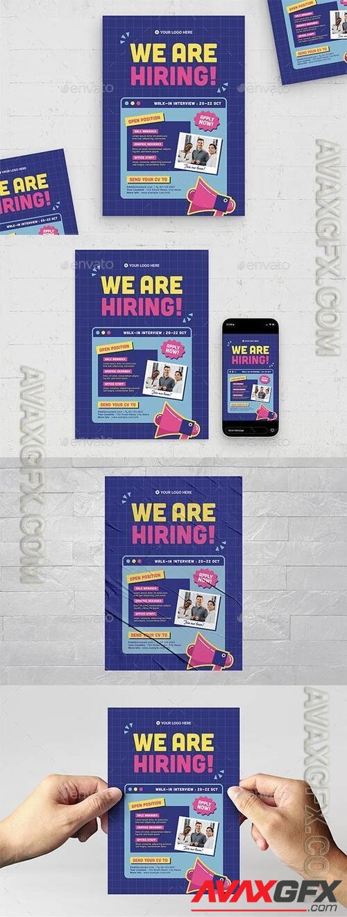 Graphicriver - We Are Hiring Flyer Template 40531957