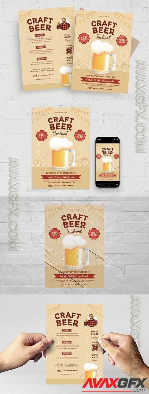 Graphicriver - Beer Flyer Template 40532151